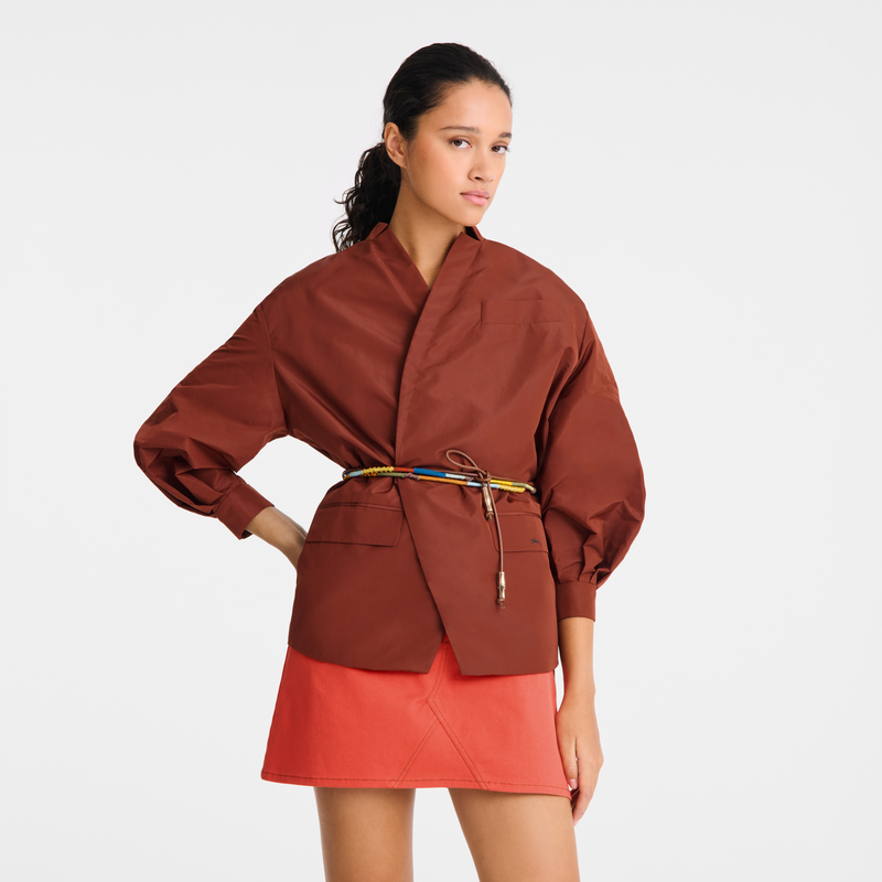 Longchamp Longfriend Cinturón de mujer Cuero - Marrón Oferta exclusiva