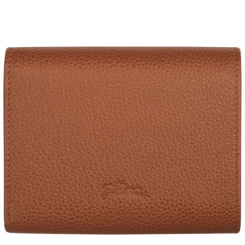 Longchamp Le Foulonné Cartera compacta Cuero - Caramelo Ofertas de temporada