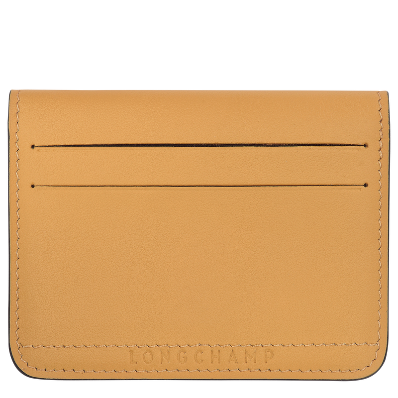 Longchamp Le Pliage Xtra Tarjetero Cuero - Miel Precio ultrabajo