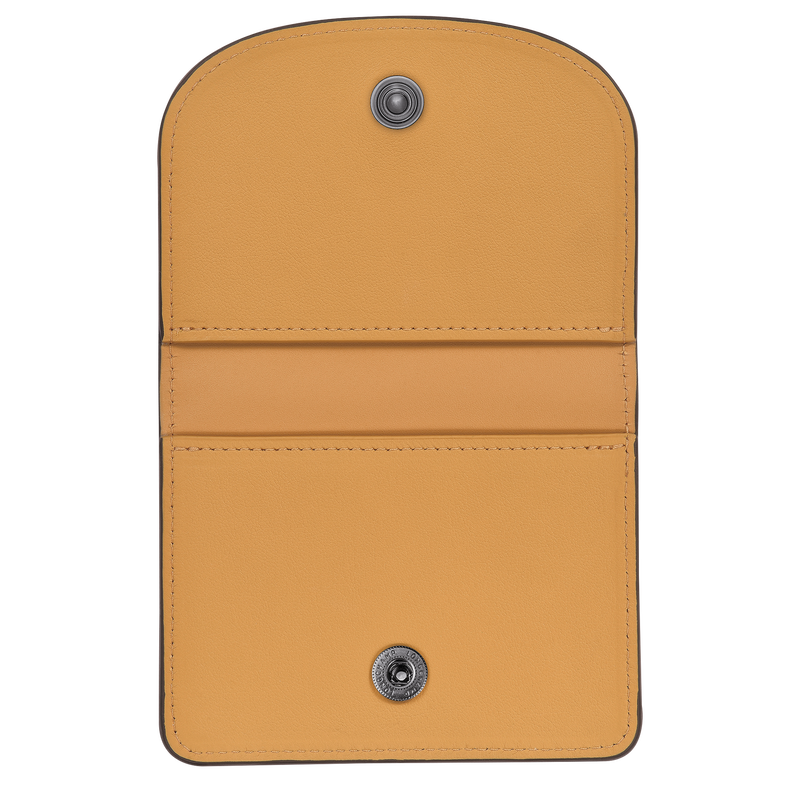 Longchamp Le Pliage Xtra Tarjetero Cuero - Miel Precio ultrabajo