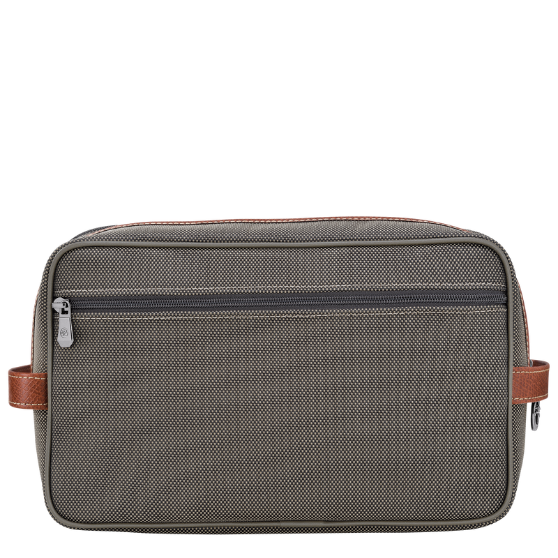 Longchamp Boxford Neceser Lona reciclada - Marrón Rebajas