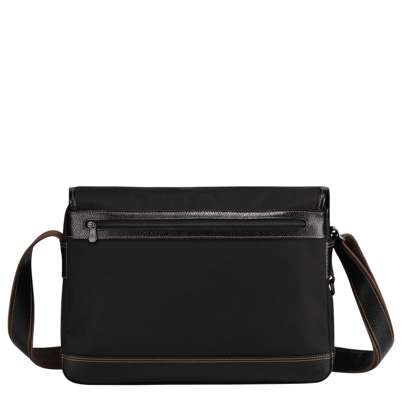 Longchamp Boxford Bolso bandolera L Lona reciclada - Negro Ofertas