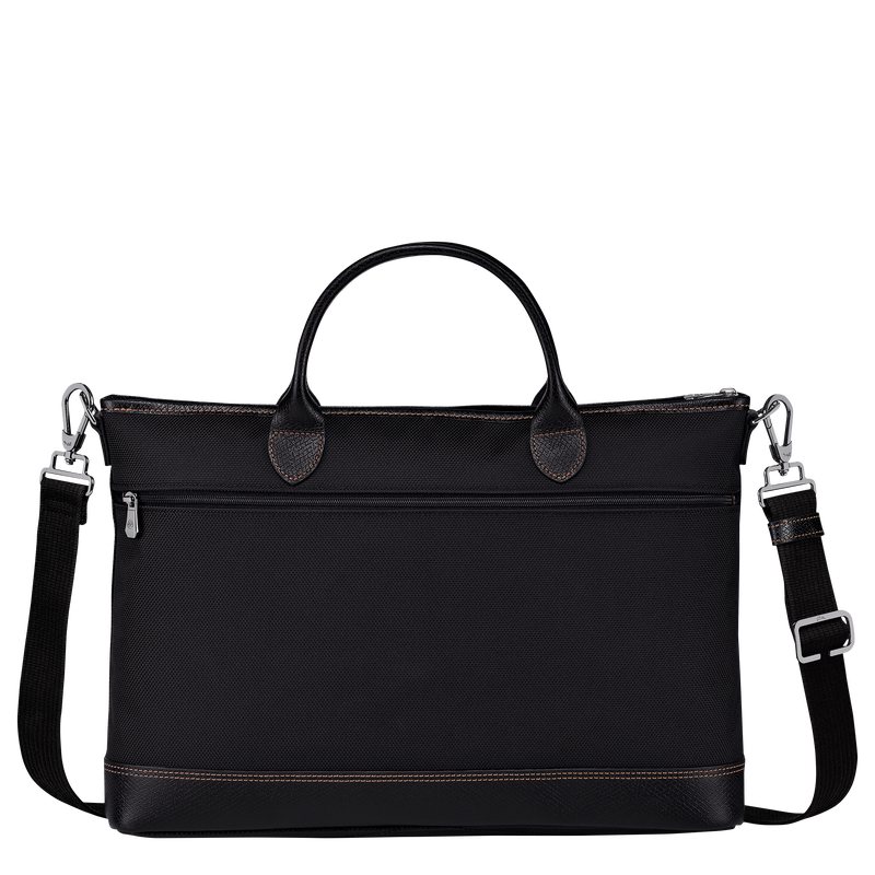 Longchamp Boxford Maletín S Lona reciclada - Negro Tienda