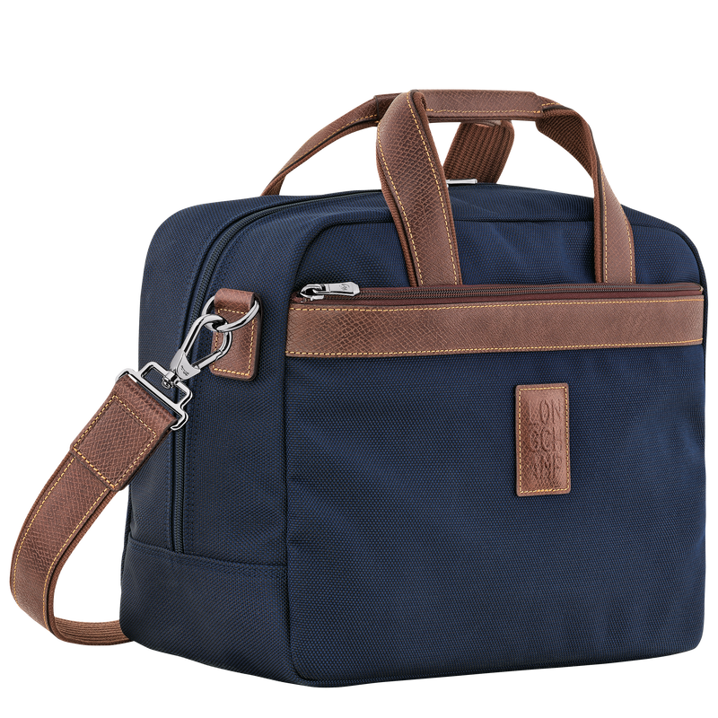 Longchamp Boxford Bolsa de viaje S Lona reciclada - Azul Rebajas online
