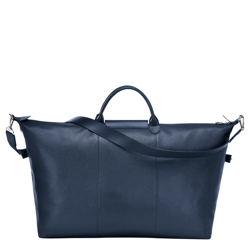 Longchamp Le Foulonné Bolsa de viaje L Cuero - Azul Oscuro Envío gratis