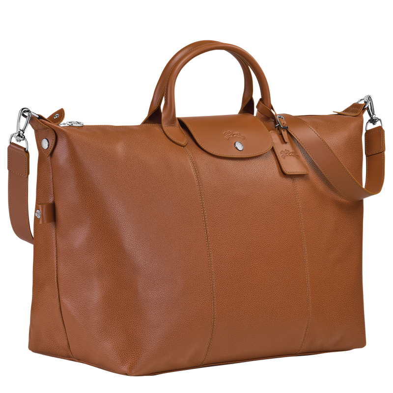 Longchamp Le Foulonné Bolsa de viaje L Cuero - Caramelo COMPRAR AHORA