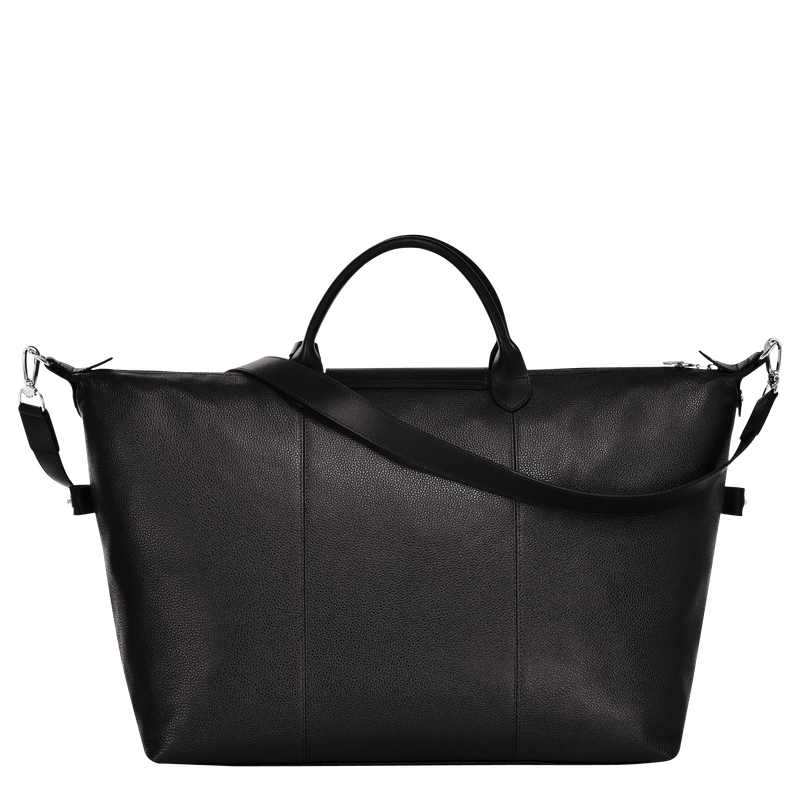Longchamp Le Foulonné Bolsa de viaje XL Cuero - Negro ÚLTIMAS EDICIONES