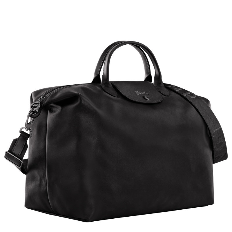 Longchamp Le Pliage Xtra Bolsa de viaje L Cuero - Negro Últimos 2 días