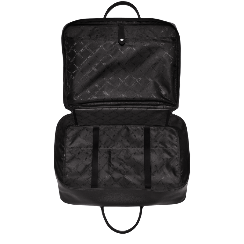 Longchamp Le Foulonné Maleta M Cuero - Negro Último día