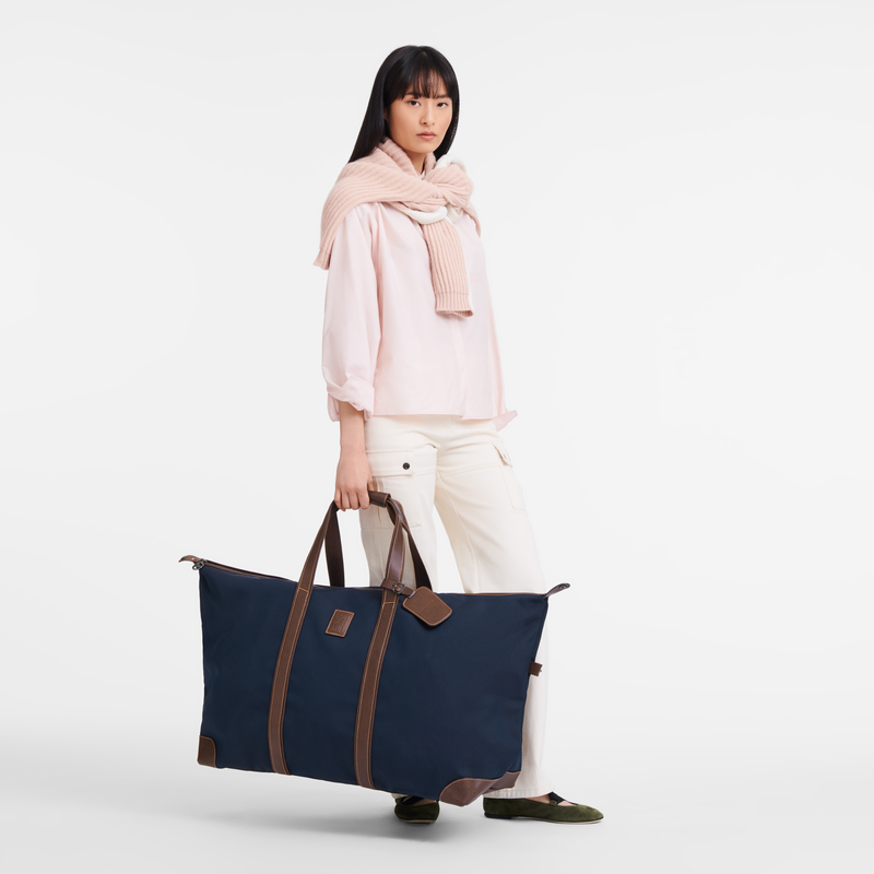 Longchamp Boxford Bolsa de viaje XL Lona reciclada - Azul Promoción trimestral