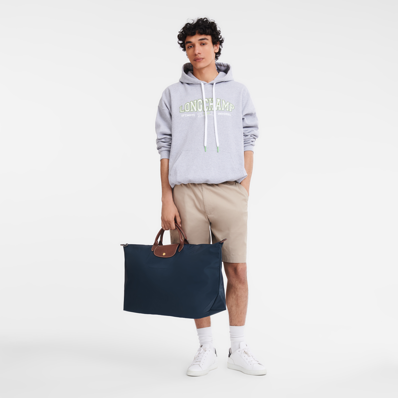 Longchamp Le Pliage Original Bolsa de viaje XL Lona reciclada - Azul Marino Grandes descuentos