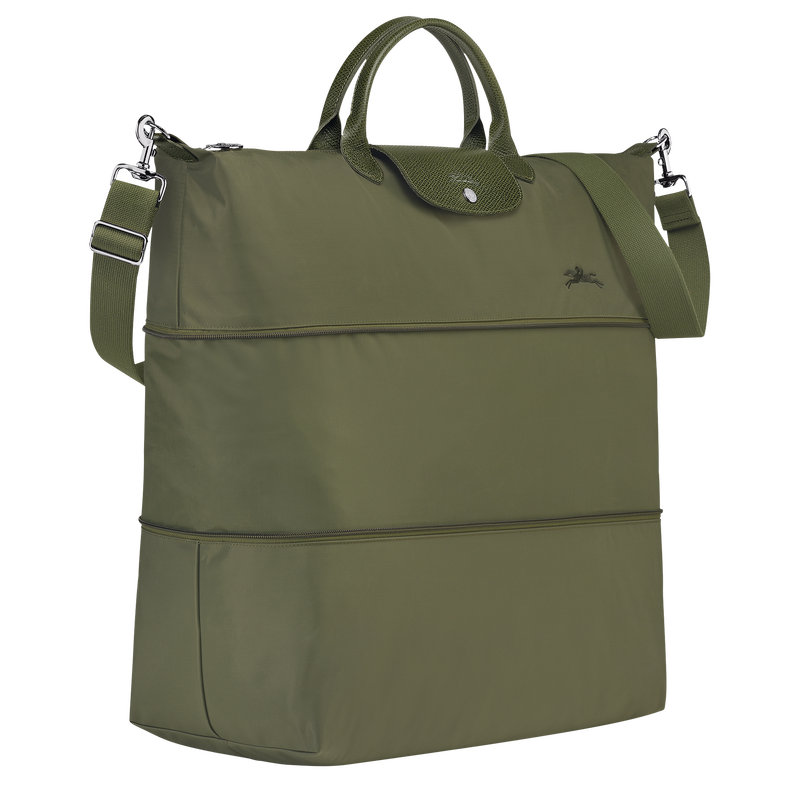 Longchamp Le Pliage Green Bolsa de viaje ampliable Lona reciclada - Bosque Limitado a 3 días