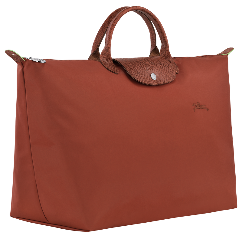Longchamp Le Pliage Green Bolsa de viaje L Lona reciclada - Castaño Ahorra y exporta