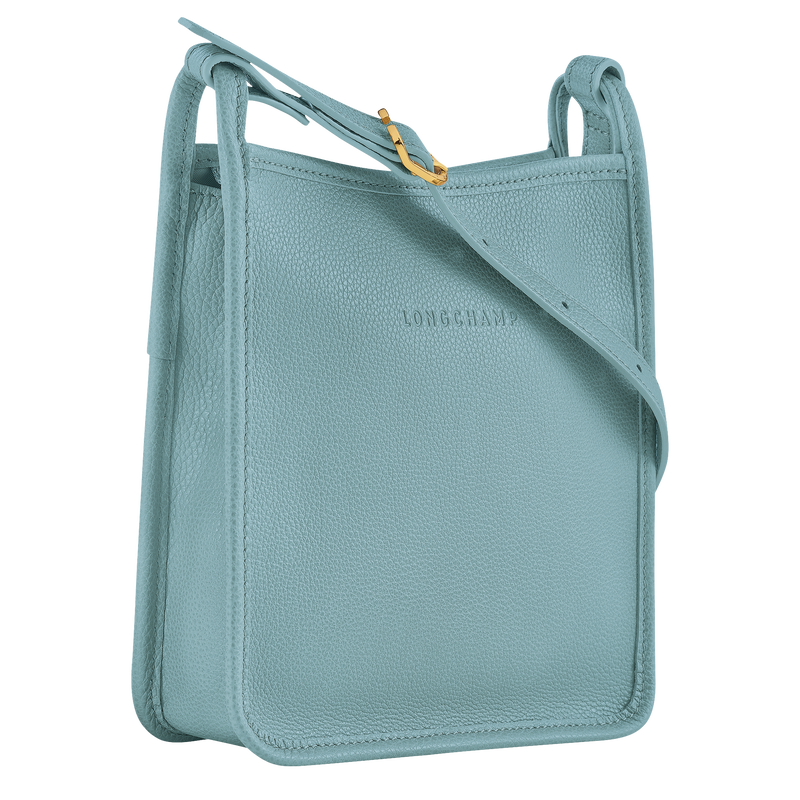 Longchamp Le Foulonné Bolso bandolera con cremallera S Cuero - Eucalipto Última moda