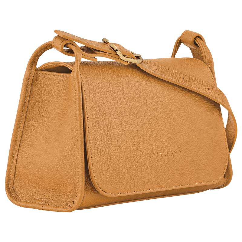 Longchamp Le Foulonné Bolso bandolera M Cuero - Nuez Ofertas de temporada