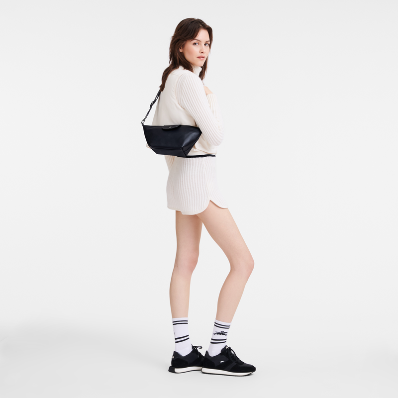 Longchamp Le Pliage Xtra Bolso bandolera XS Cuero - Negro Ofertas especiales