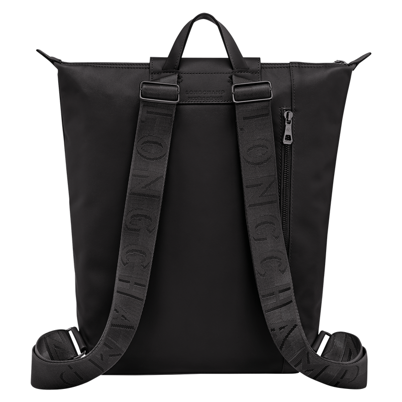 Longchamp Le Pliage Xtra Mochila M Cuero - Negro 2025