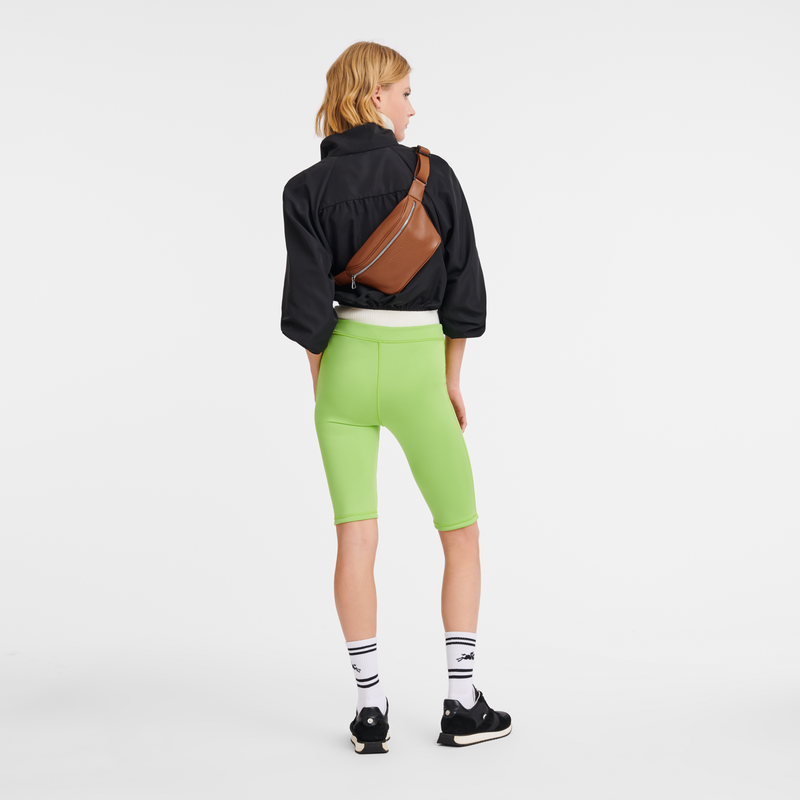 Longchamp Le Foulonné Riñonera M Cuero - Caramelo Outlet