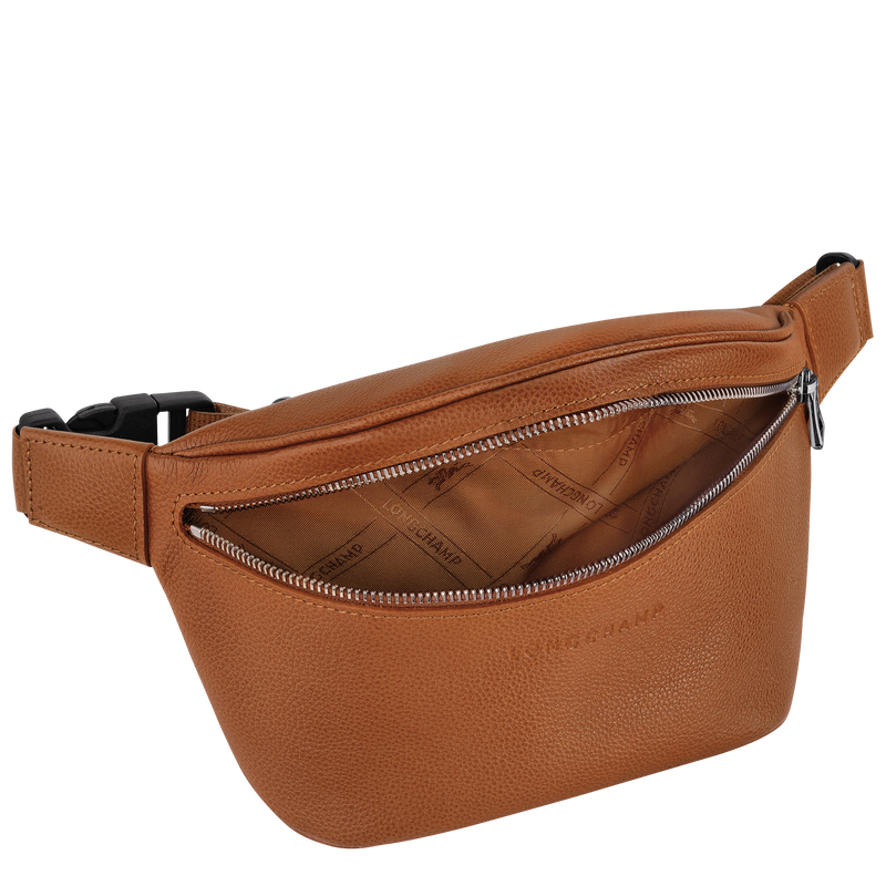 Longchamp Le Foulonné Riñonera M Cuero - Caramelo Outlet