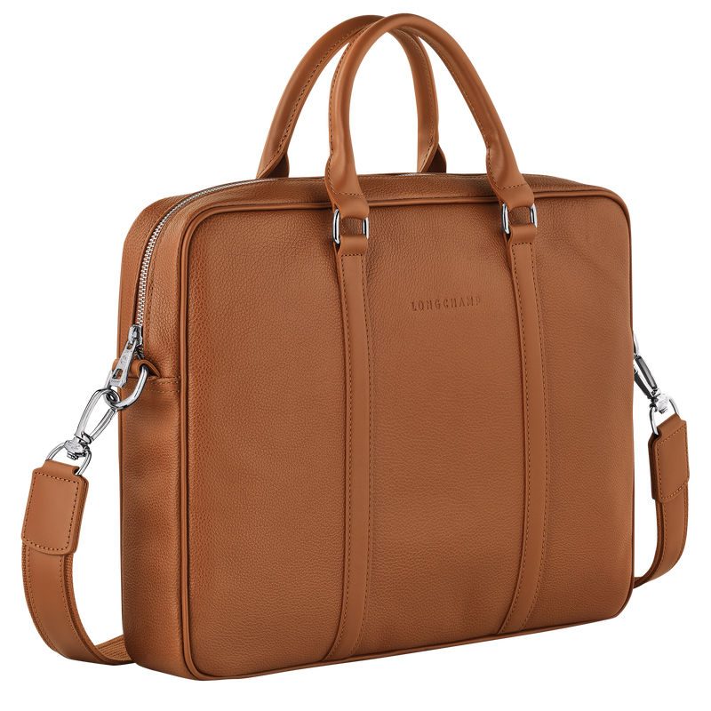 Longchamp Le Foulonné Maletín XS Cuero - Caramelo Outlet online