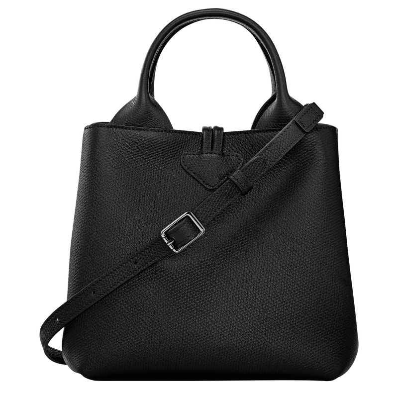 Longchamp Le Roseau Bolso con asa superior S Cuero - Negro Rebajas