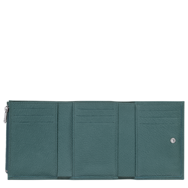 Longchamp Le Roseau Cartera Cuero - Cedro Tienda