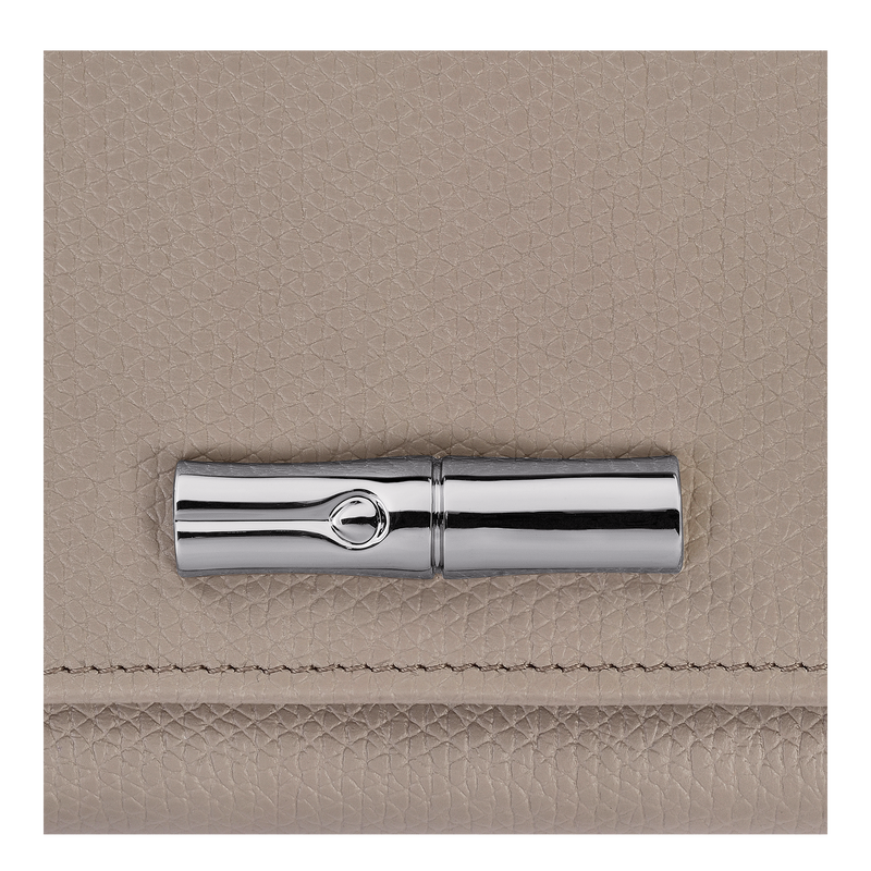 Longchamp Le Roseau Cartera Cuero - Arcilla Tienda