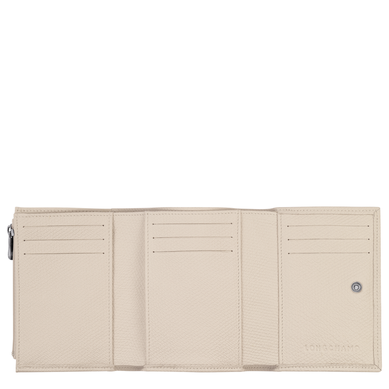 Longchamp Le Roseau Cartera Cuero - Papel Mejor oferta