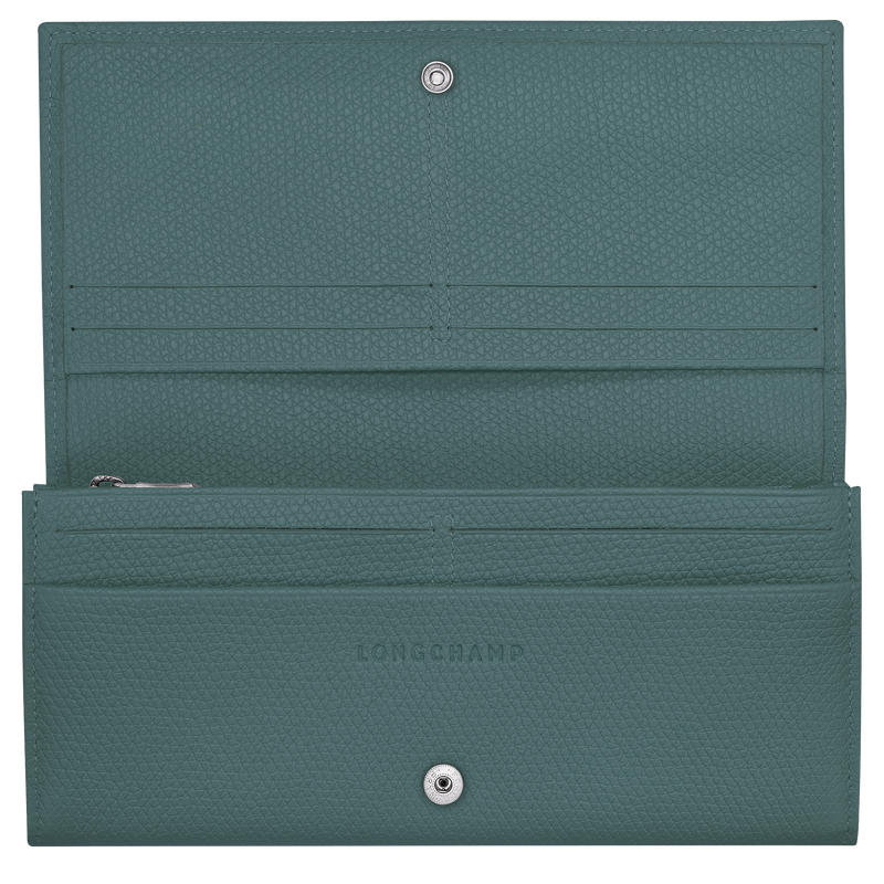 Longchamp Le Roseau Cartera con solapa Cuero - Cedro Rebajas top