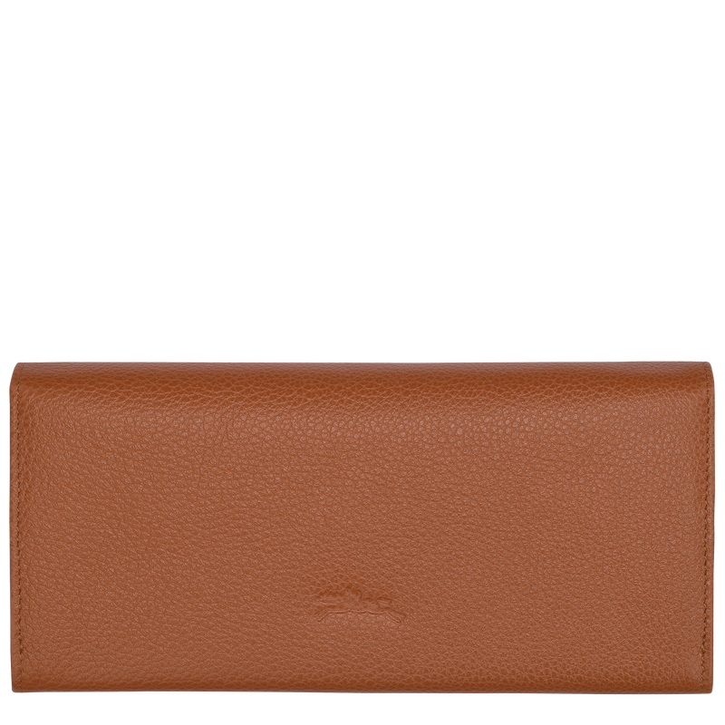 Longchamp Le Foulonné Cartera continental grande Cuero - Caramelo COMPRAR AHORA