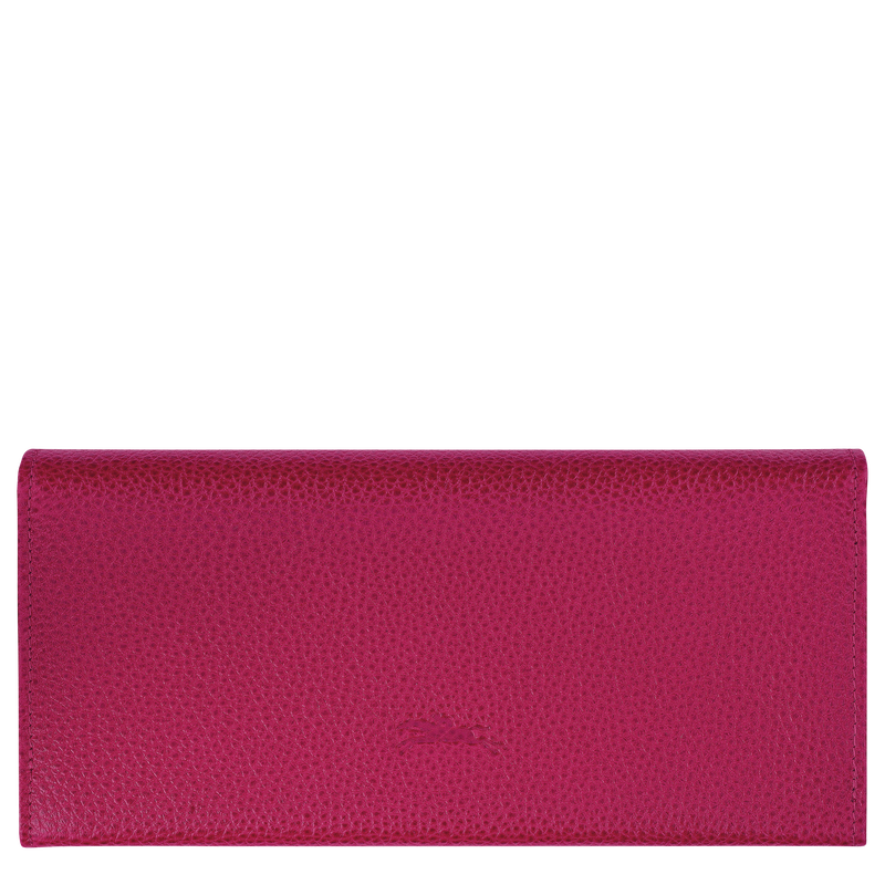 Longchamp Le Foulonné Cartera continental grande Cuero - Remolacha Últimos 2 días