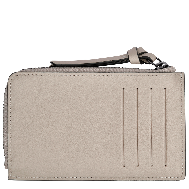 Longchamp Longchamp 3D Tarjetero Cuero - Arcilla Superdescuento