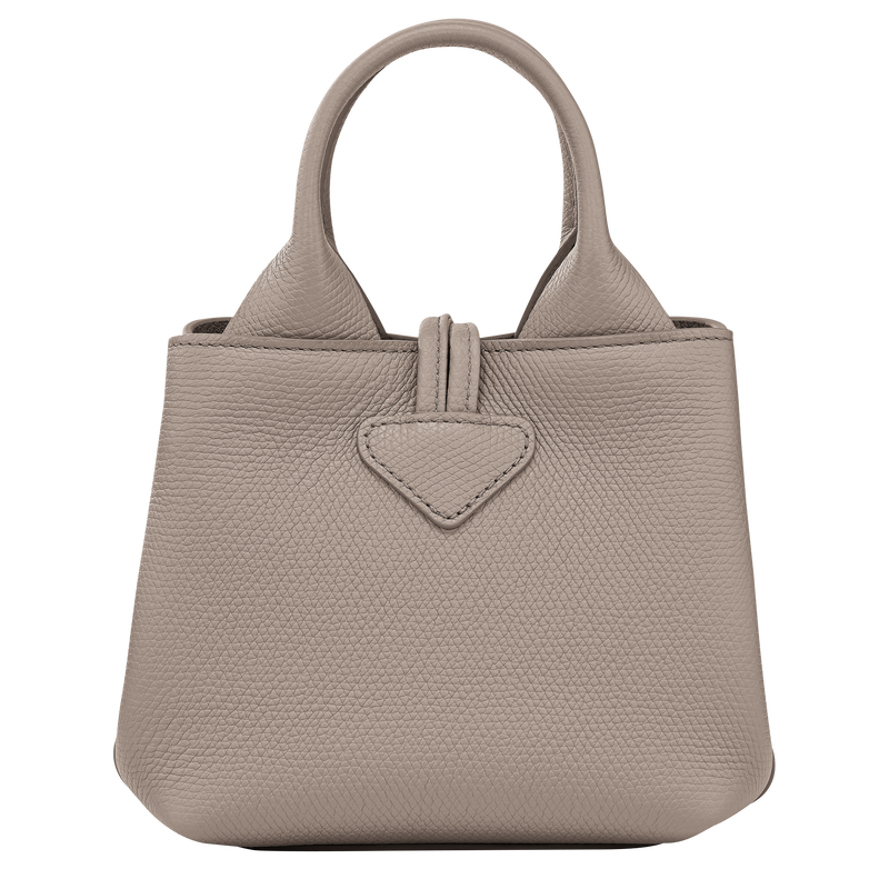 Longchamp Le Roseau Bolso con asa superior XS Cuero - Arcilla Descuentos del mes