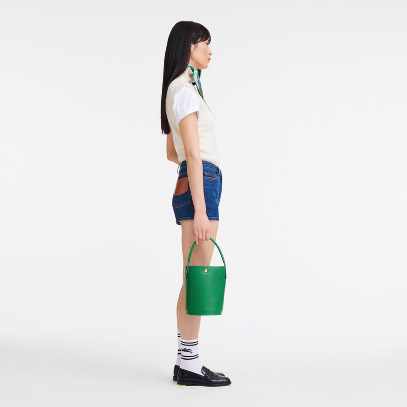 Longchamp Épure Bolso saco S Cuero - Verde 2025