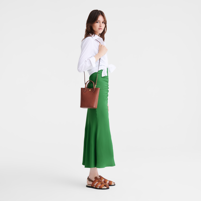Longchamp Épure Bolso shopper XS Cuero - Marrón Rebajas