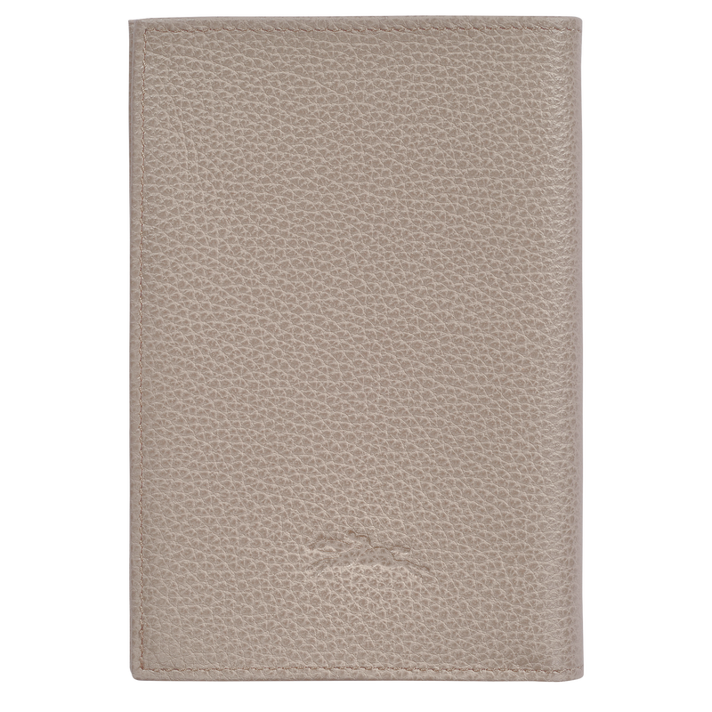Longchamp Le Foulonné Funda para pasaportes Cuero - Tórtola Ventas relámpago