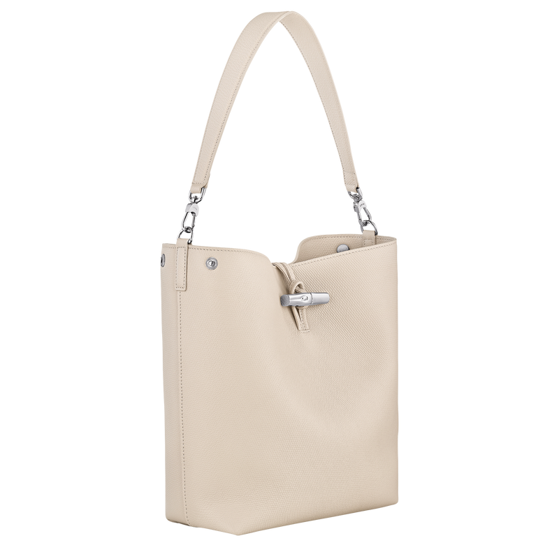 Longchamp Le Roseau Bolso de hombro M Cuero - Papel Superdescuento