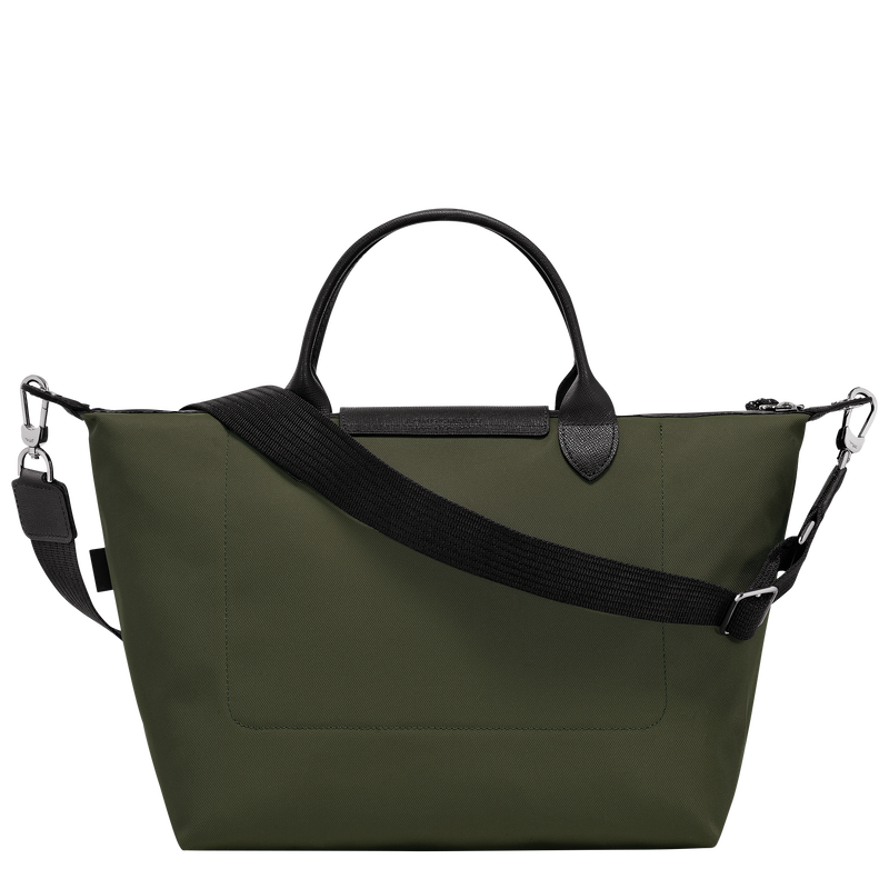 Longchamp Le Pliage Energy Bolso con asa superior L Lona reciclada - Caqui Precios de Black Friday