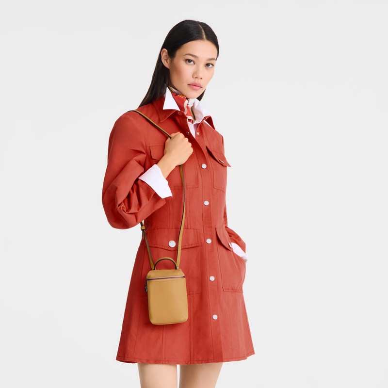 Longchamp Le Pliage Xtra Bolso bandolera XS Cuero - Miel Descuentos del mes