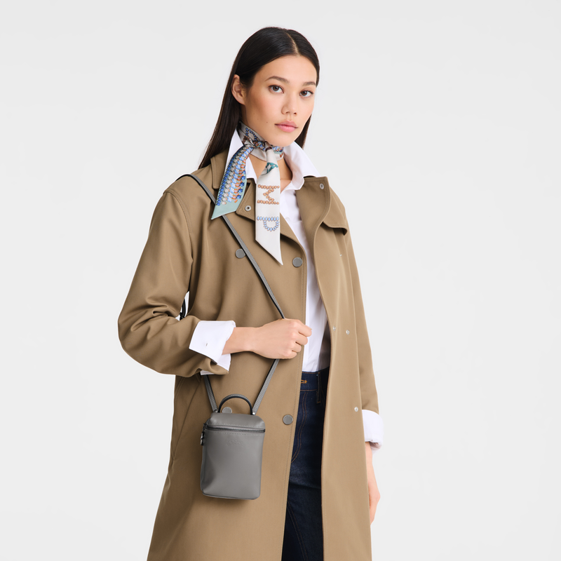 Longchamp Le Pliage Xtra Bolso bandolera XS Cuero - Tórtola Ofertas de temporada