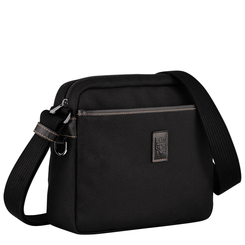 Longchamp Boxford Bolsa para cámara M Lona reciclada - Negro Ofertas especiales