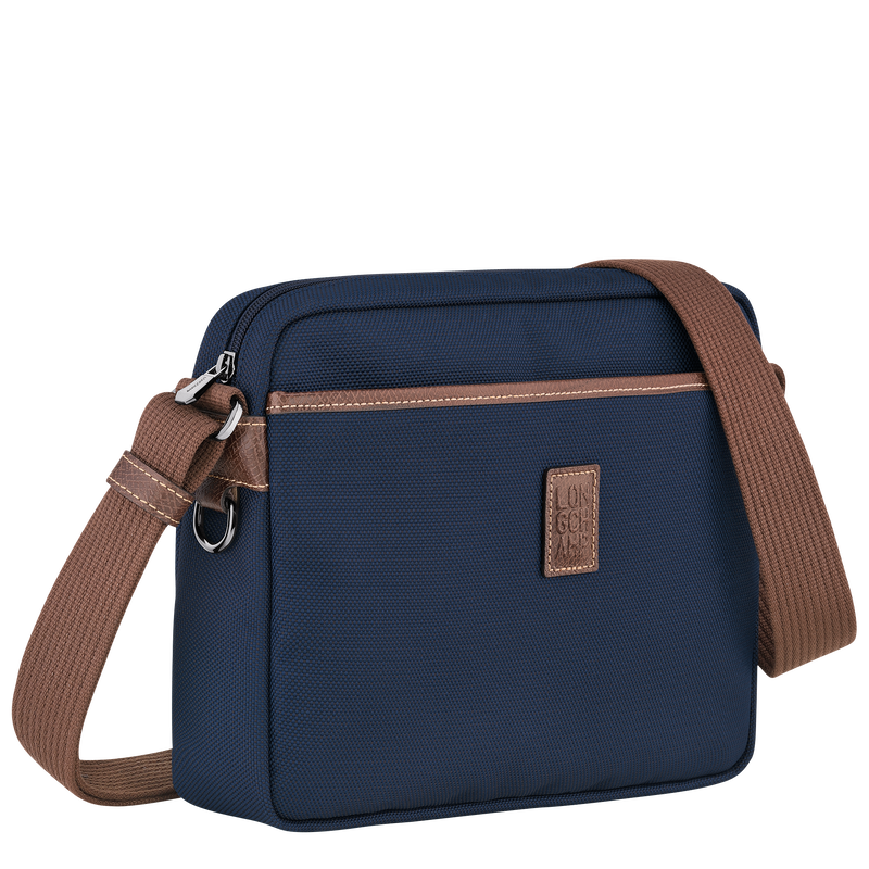 Longchamp Boxford Bolsa para cámara M Lona reciclada - Azul Grandes ahorros