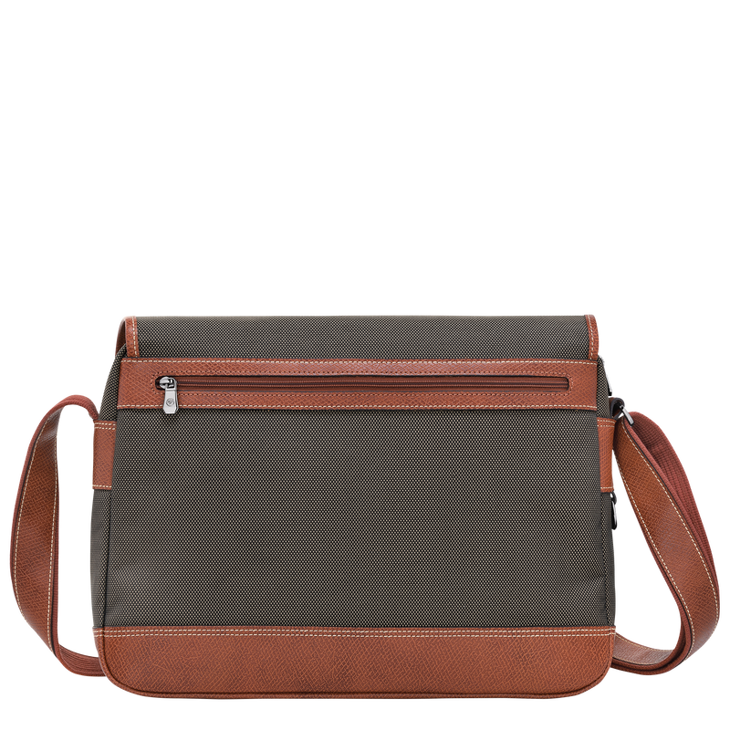 Longchamp Boxford Bolso bandolera L Lona reciclada - Marrón Rebajas de fin de temporada