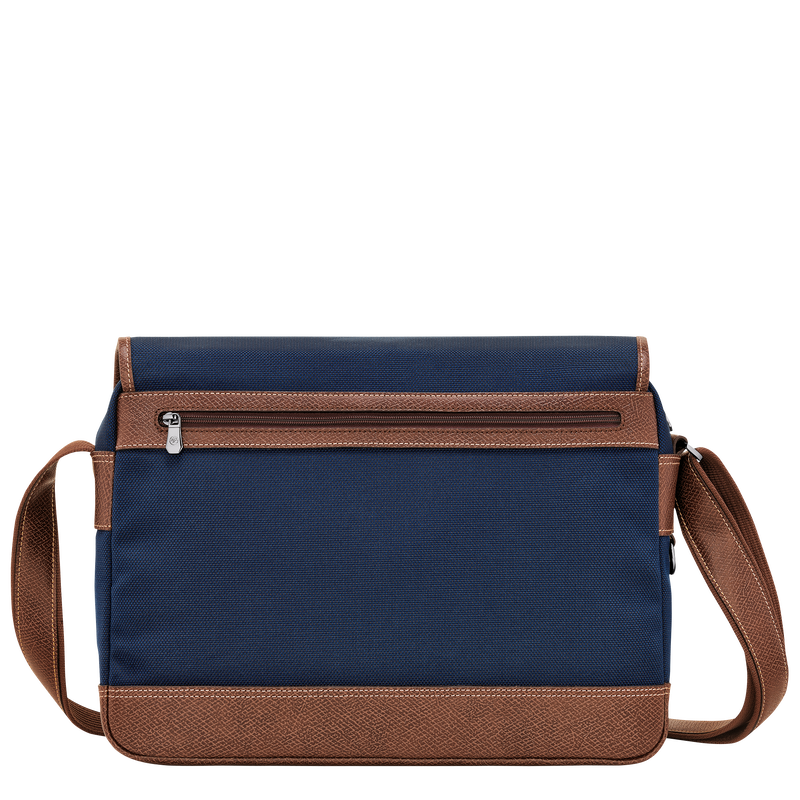 Longchamp Boxford Bolso bandolera L Lona reciclada - Azul Precio ultrabajo