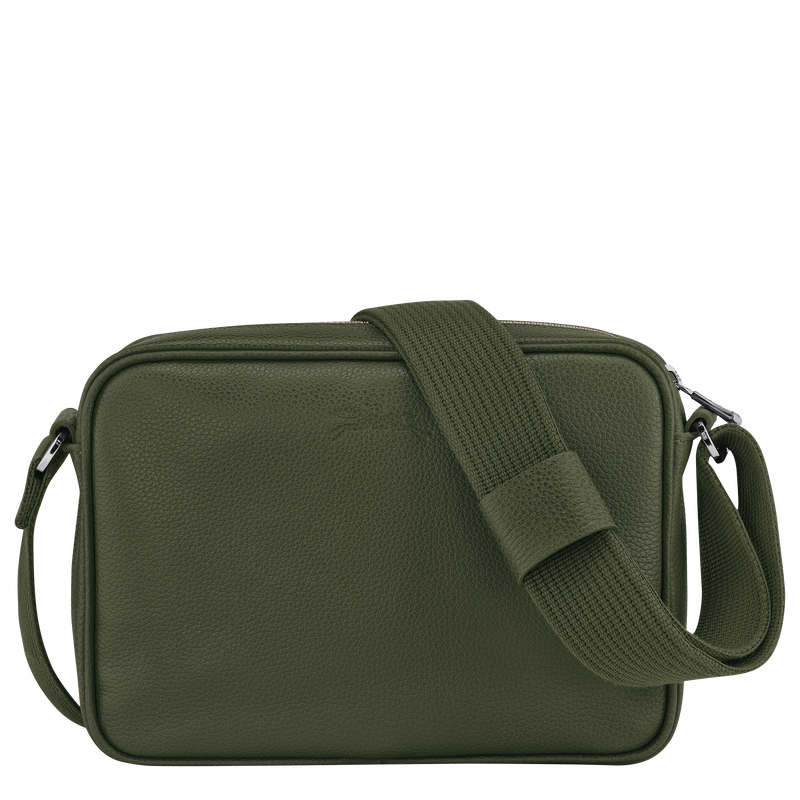 Longchamp Le Foulonné Bolsa para cámara S Cuero - Caqui En línea