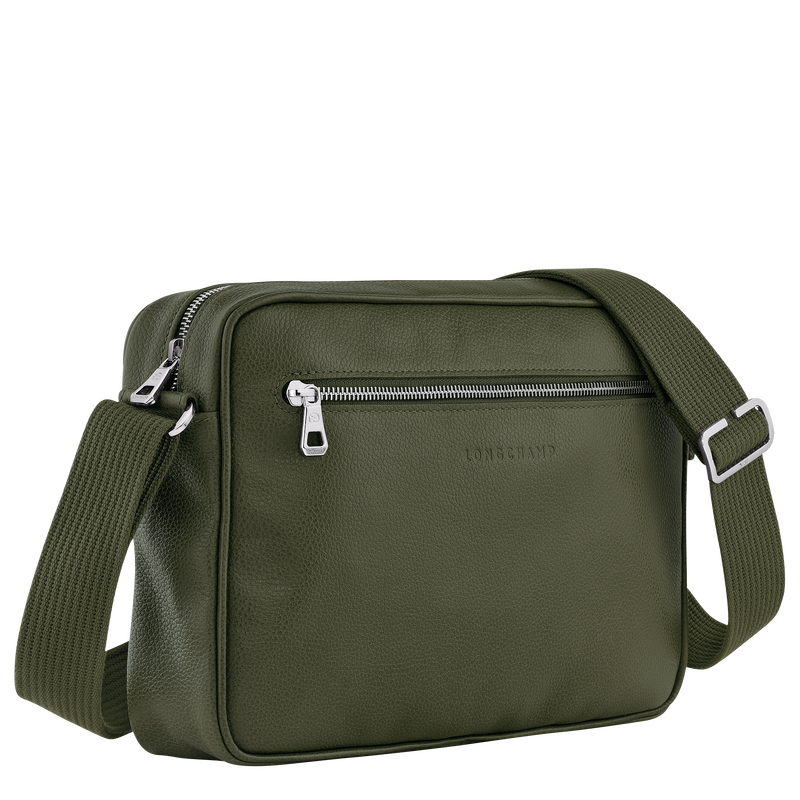 Longchamp Le Foulonné Bolso bandolera M Cuero - Caqui Rebajas