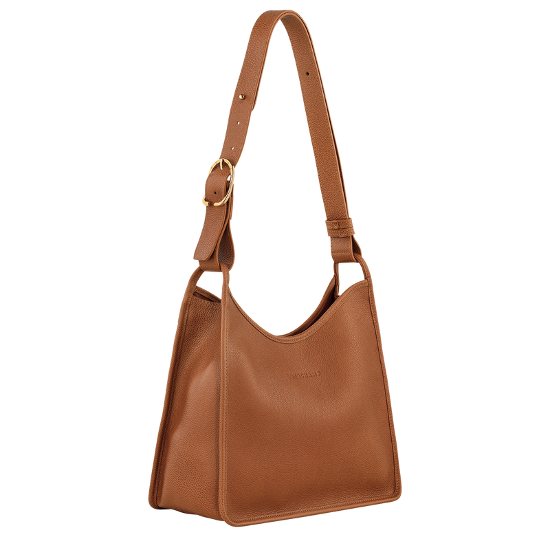 Longchamp Le Foulonné Bolso de hombro M Cuero - Caramelo Ofertas