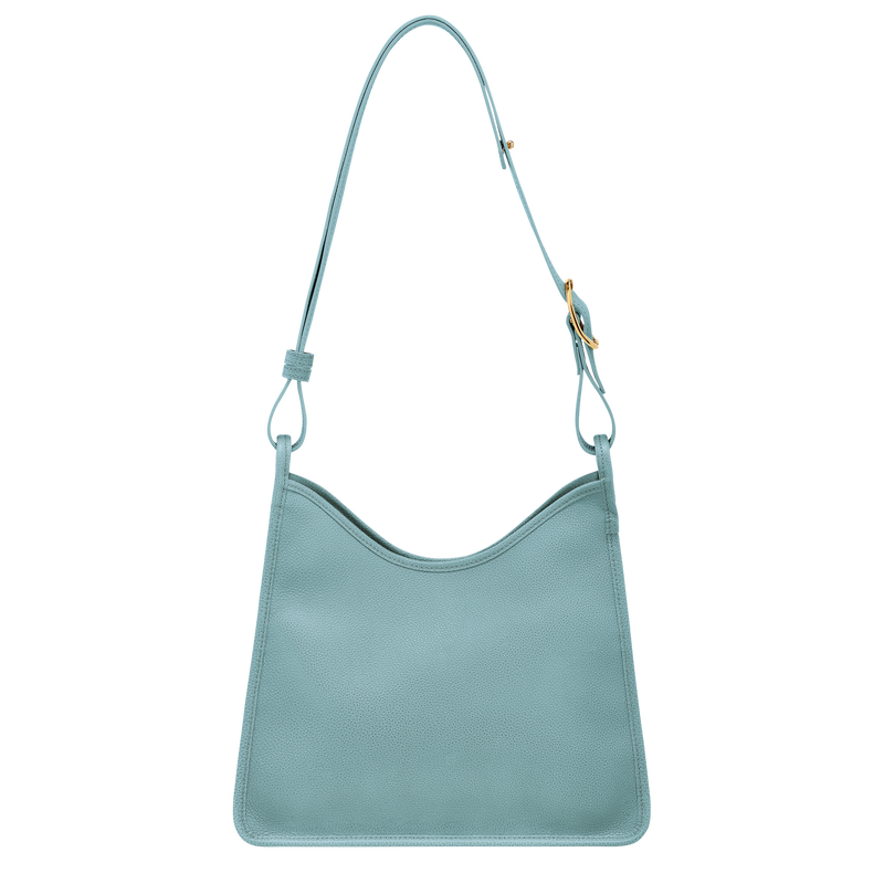 Longchamp Le Foulonné Bolso de hombro M Cuero - Eucalipto Rebajas baratas