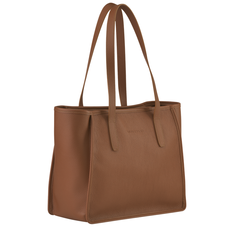 Longchamp Le Foulonné Bolso shopper L Cuero - Caramelo Los más vendidos