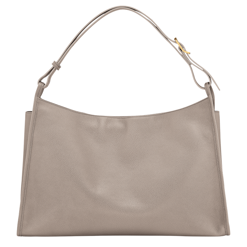 Longchamp Le Foulonné Bolso de hombro XL Cuero - Tórtola Tienda